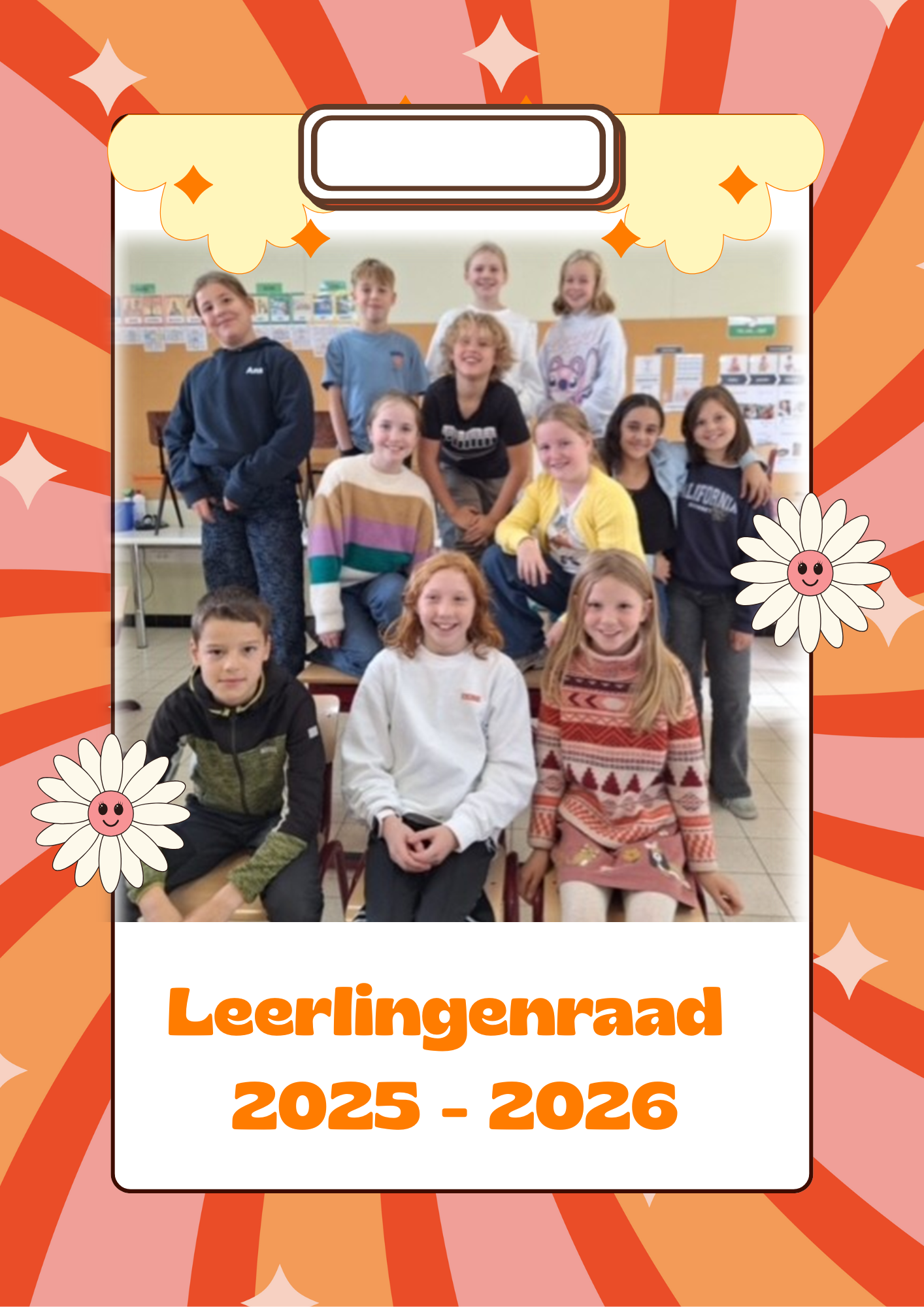 Affiche leerlingraad 2025 2026